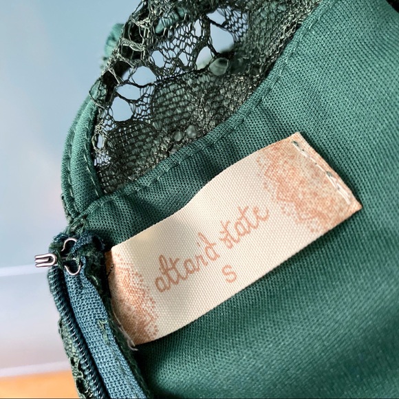 NWOT Altar’d State Daisy Green Lace Dress - Picture 5 of 7